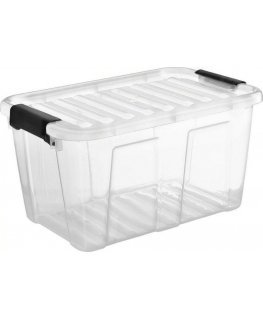 Container with lid Plast Team Home Box 30L