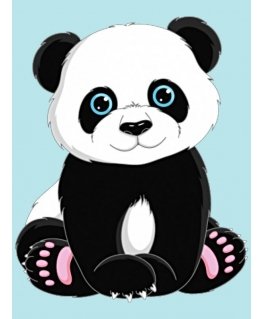 Beldizart Panda 15*20 cm WD303
