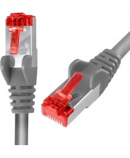 Spacetronik Cable RJ45 CAT 6 S/FTP AWG27 LSZH gray 30m