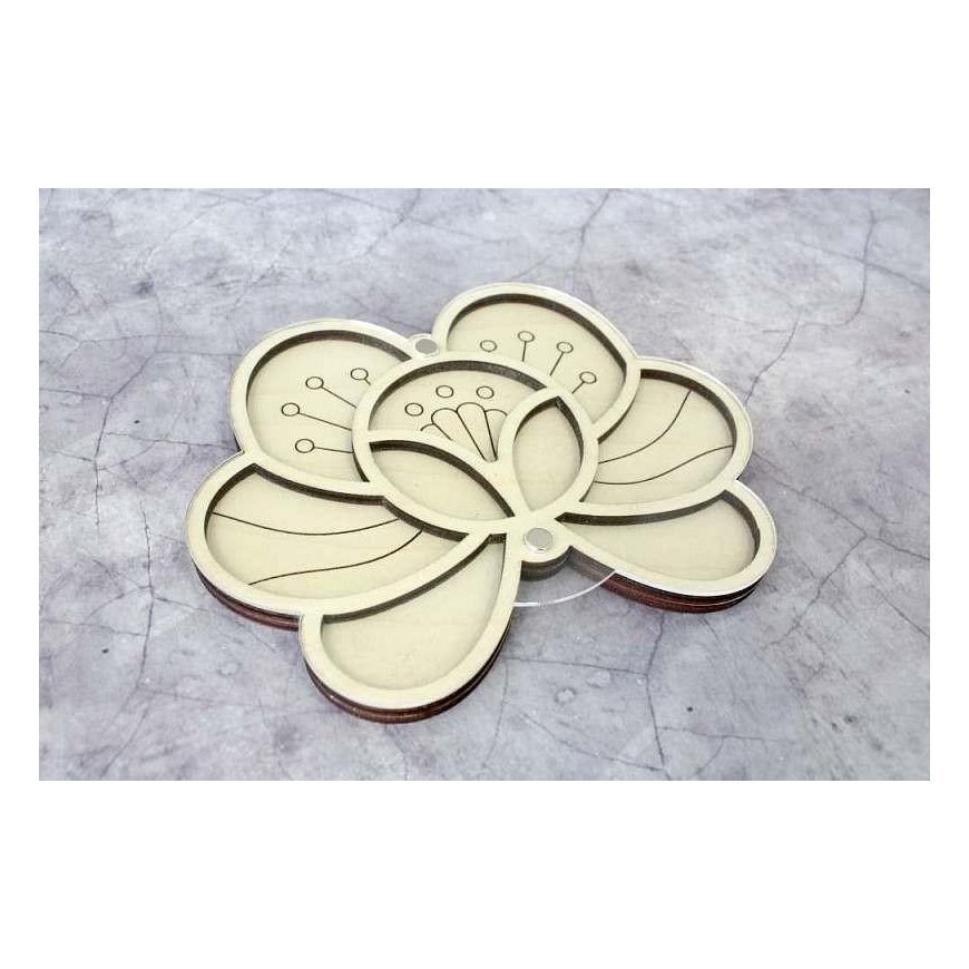Beldizart Bead holder "Flower" (with cover) OR-173
