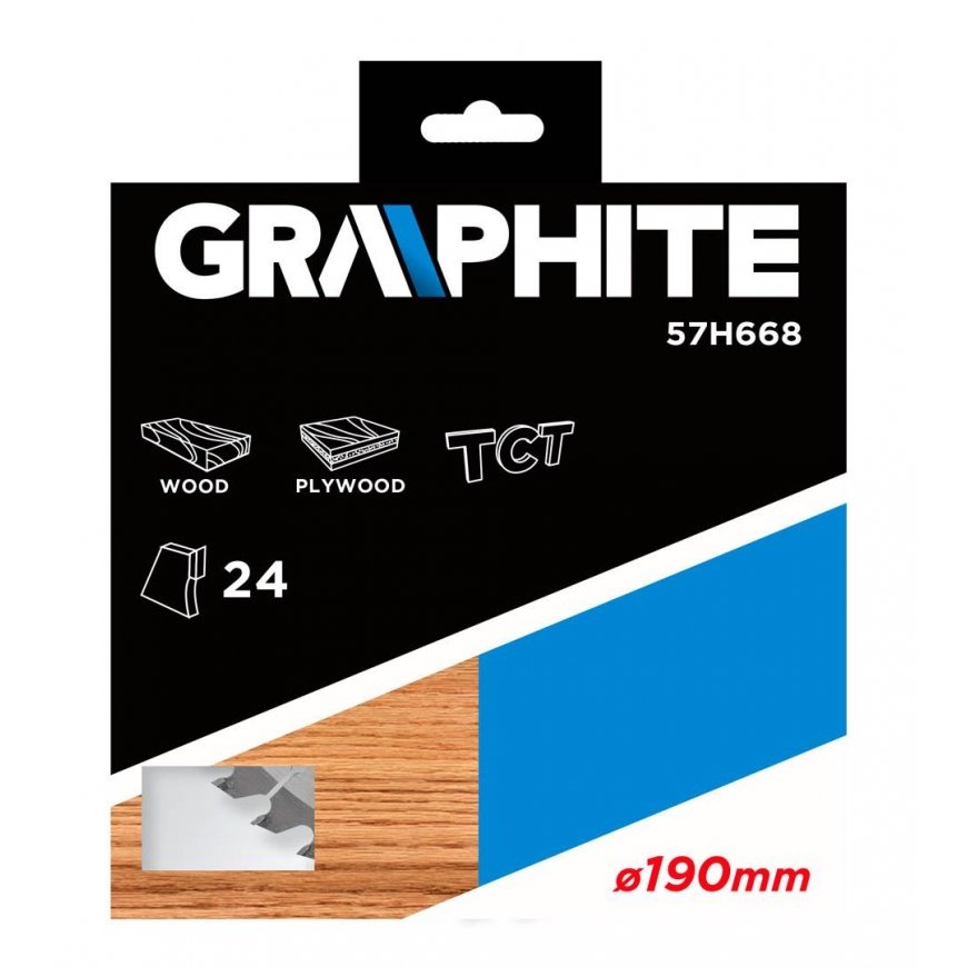 GRAPHITE Circular saw blade, Widia, 190 x 30 mm, 24 teeth – 3