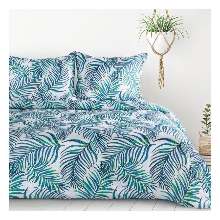 Bedding set Eurofirany D91/POS/PALMS/02 160X200 70X80/X2