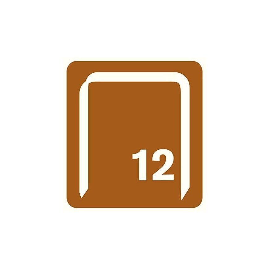 Zszywki galwanizowane nr 12, ilgis 8 mm, 5000 vnt. Rapid [40100518] – 4