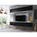 Cama living room furniture set ROCO 1 (4xRO1 + 2xRO4) white/white/black Cama living room furniture set ROCO 1 (4xRO1 + 2xRO4) white/white/black
