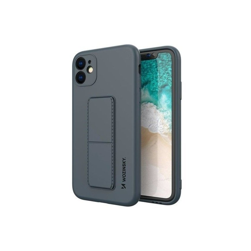 iLike Samsung Galaxy A22 5G Kickstand Case Silicone Stand Cover