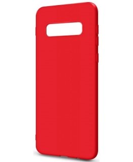 Evelatus Samsung Galaxy 10 Plus Premium Soft Touch Silicone Case Red