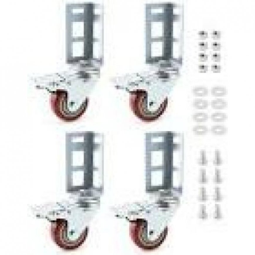 Qoltec QOLTEC 54507 Castors with brake for rack – 2