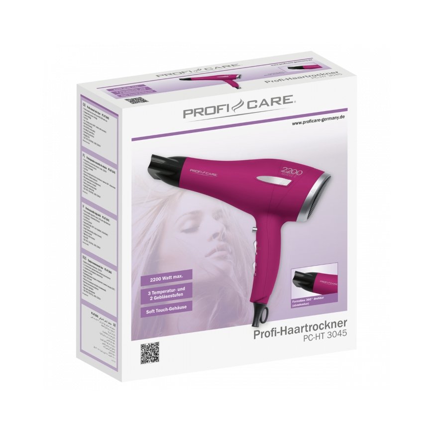 ProfiCook PC-HT 3045 2200 W Purple, Silver – 3