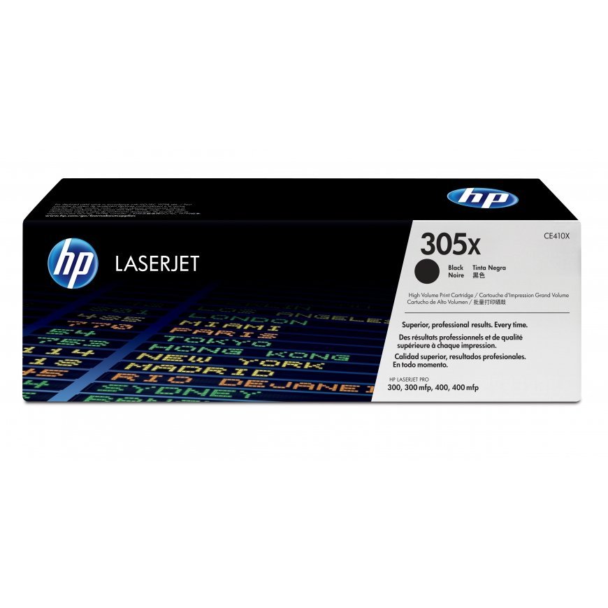 HP 305X, alkuperäinen riittoisa musta LaserJet-väriainekasetti
