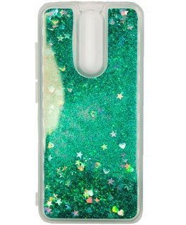Evelatus Xiaomi Redmi 8 Shining Quicksand Case Green