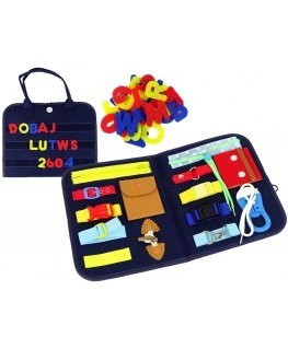 Lean Cars Sensory manipulation board for toddlers
