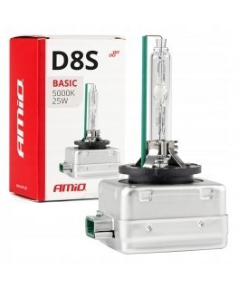 Żarówka xenonowa, żarnik xenon d8s 25w 5000k amio basic