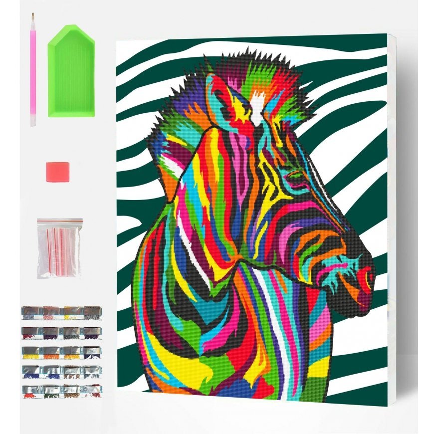 Splat Planet deimantinė dėlionė ZEBRAS 30x40 cm – 4