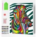 Splat Planet deimantinė dėlionė ZEBRAS 30x40 cm Splat Planet deimantinė dėlionė ZEBRAS 30x40 cm