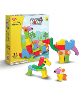 People Blocks 17pc Set Zoo Animals / People Blocks 17pc Set Zoo Animals