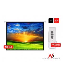 Electric motorized projector screen home cinema remote control Maclean MC-562
