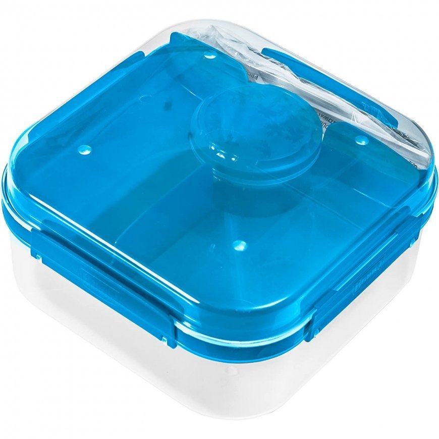 Pusryčių konteineris Lido 1,6l mėlynas Branq – 2
