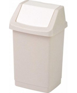 Trash can Curver uchylny cream (04042-844-65)