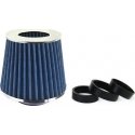 Mėlynas kūginis oro filtras + 3 adapteriai amio-02458