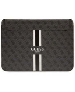 Guess PU 4G Printed Stripes Computer Sleeve 16 Black