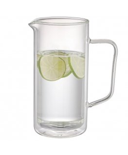 Dvisienis stiklinis ąsotis Zyle ZY0510DG 1000 ml