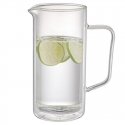 Double-walled glass jug Zyle ZY0510DG 1000 ml Double-walled glass jug Zyle ZY0510DG 1000 ml