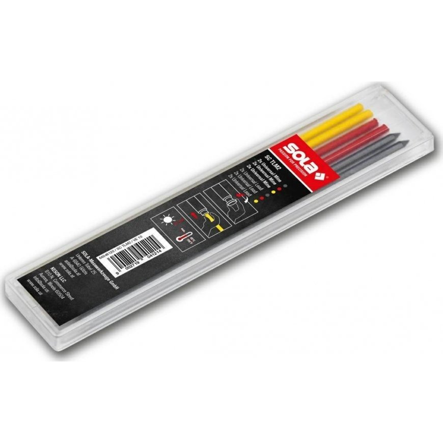 Sola SOLA PENCIL REFILLS AUTOMATIC. SC TLM2 MIX 6pcs. SO66046120