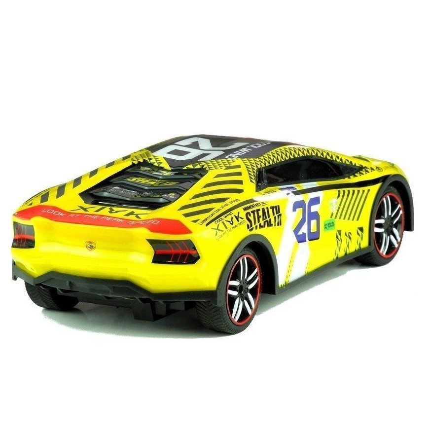 Lean Cars Remote Control Sports Car R/C Remote Control Yellow – 3