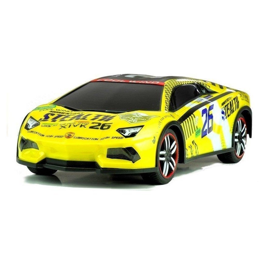 Lean Cars Remote Control Sports Car R/C Remote Control Yellow – 4