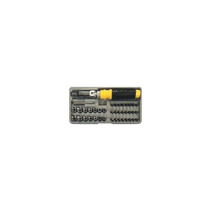 Top Tools Top Tools Screwdriver bits and sockets with handle 40 pcs. - 39D386 – 3