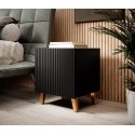 Cama PAFOS bedside table 2 pcs. 45x40x51 cm matte black Cama PAFOS bedside table 2 pcs. 45x40x51 cm matte black