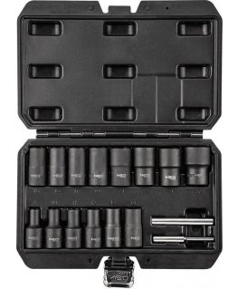 Neo 1/2 inch sockets for damaged nuts - 16 pcs