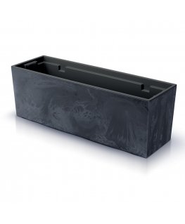Prosperplast div class"int_ce_html"URBI CASE BETON EFFECT flower pot - anthracite/div