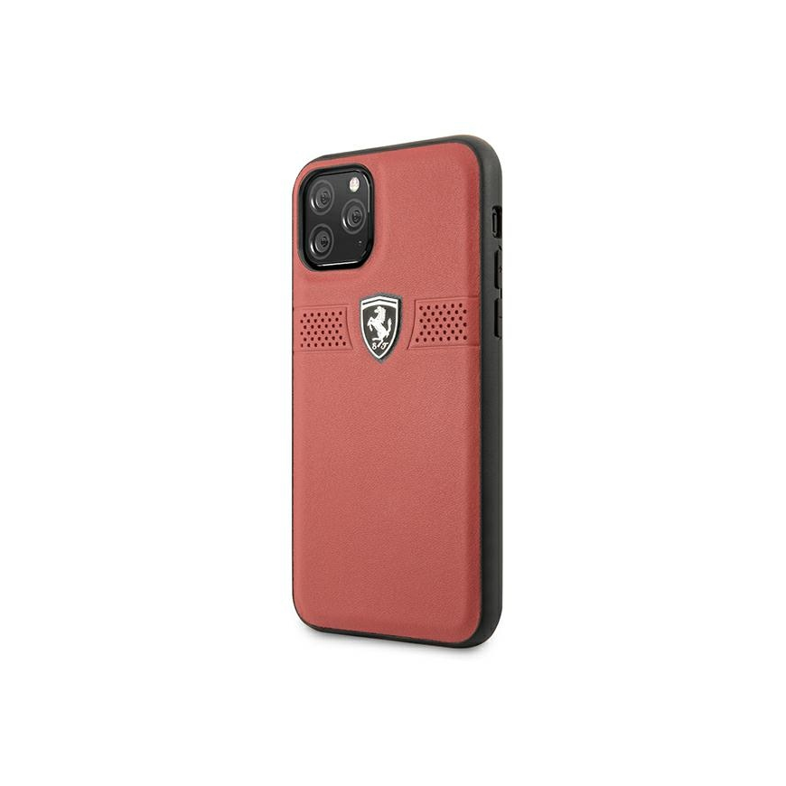 Ferrari FEOBAHCN58RE iPhone 11 Pro 5.8 inch Red/Red Hard Case Off Track Leather – 2