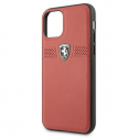 Ferrari FEOBAHCN58RE iPhone 11 Pro 5.8 inch Red/Red Hard Case Off Track Leather Ferrari FEOBAHCN58RE iPhone 11 Pro 5.8 inch Red/Red Hard Case Off Track Leather