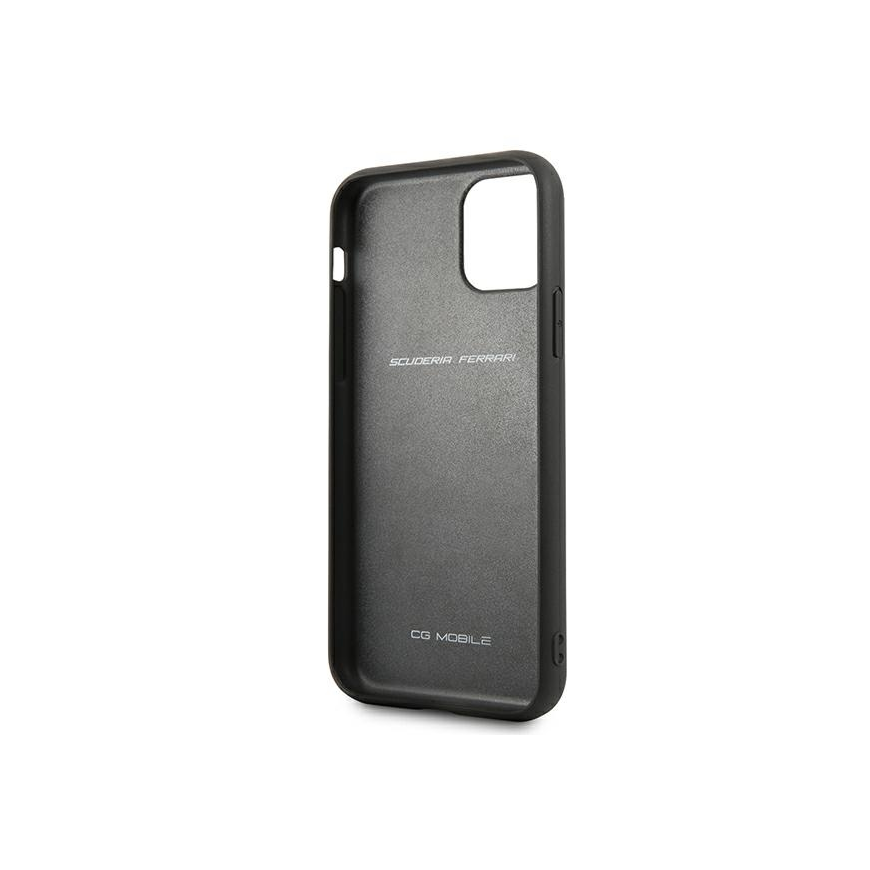 Ferrari FEOBAHCN58RE iPhone 11 Pro 5,8 colio raudonas/raudonas kietas dėklas Off Track Leather – 4