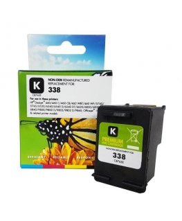 Static Control Analog Hewlett-Packard 338 (C8765EE) Ink Cartridge, Juodas