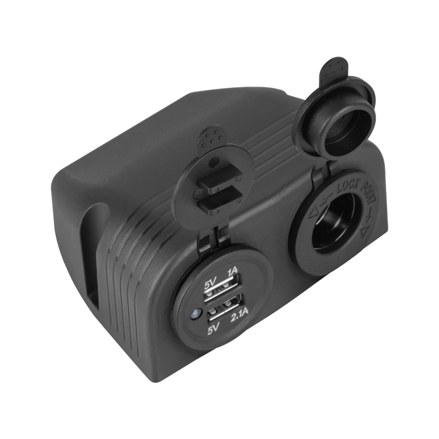 Peiying Automobilinis įkroviklis 2xUSB 3100mA – 2