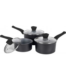 Russell Hobbs RH01706EU Pearlised saucepan set 3pcs