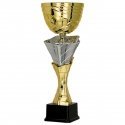 Detail Gold and silver metal cup