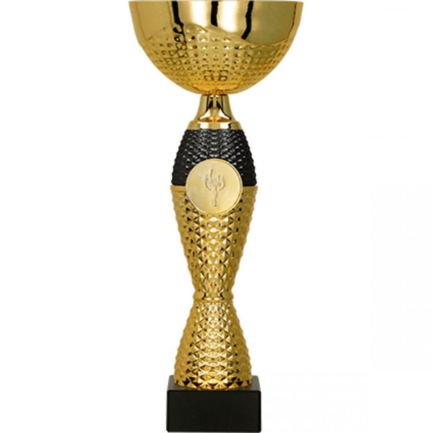 Detail Gold and black metal cup