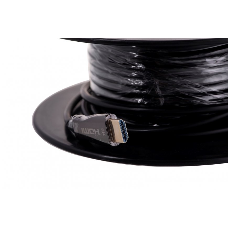 CLAROC CABLE HDMI 2.1 AOC, M/M, 4K@120HZ, 8K@60HZ, 30M, FEN-HDMI-21-30M – 2