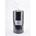 Mondex RUSTIC cylindrical candle 12x24cm - black Mondex RUSTIC cylindrical candle 12x24cm - black