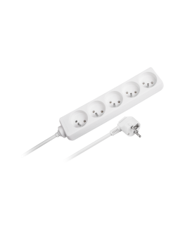 Kemot Power extension cable REBEL, 5 sockets, without switch, 5m (1.5mm)