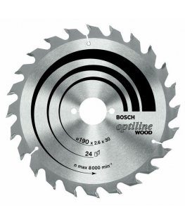 Bosch Circular saw blade 250x30m Optiline Wood