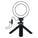 Puluz LED ring lamp 12cm, with tripod stand up to 14.5cm, USB Puluz LED ring lamp 12cm, with tripod stand up to 14.5cm, USB