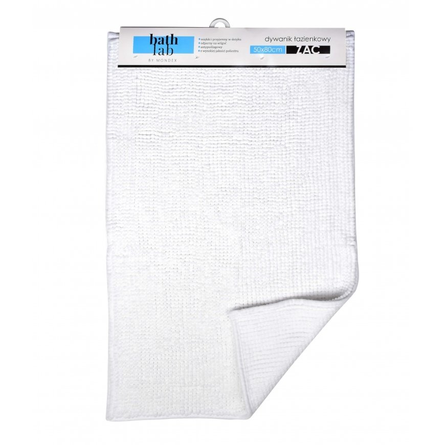 Bathlab By Mondex Bathlab Bath mat 50x80cm white (White) – 2
