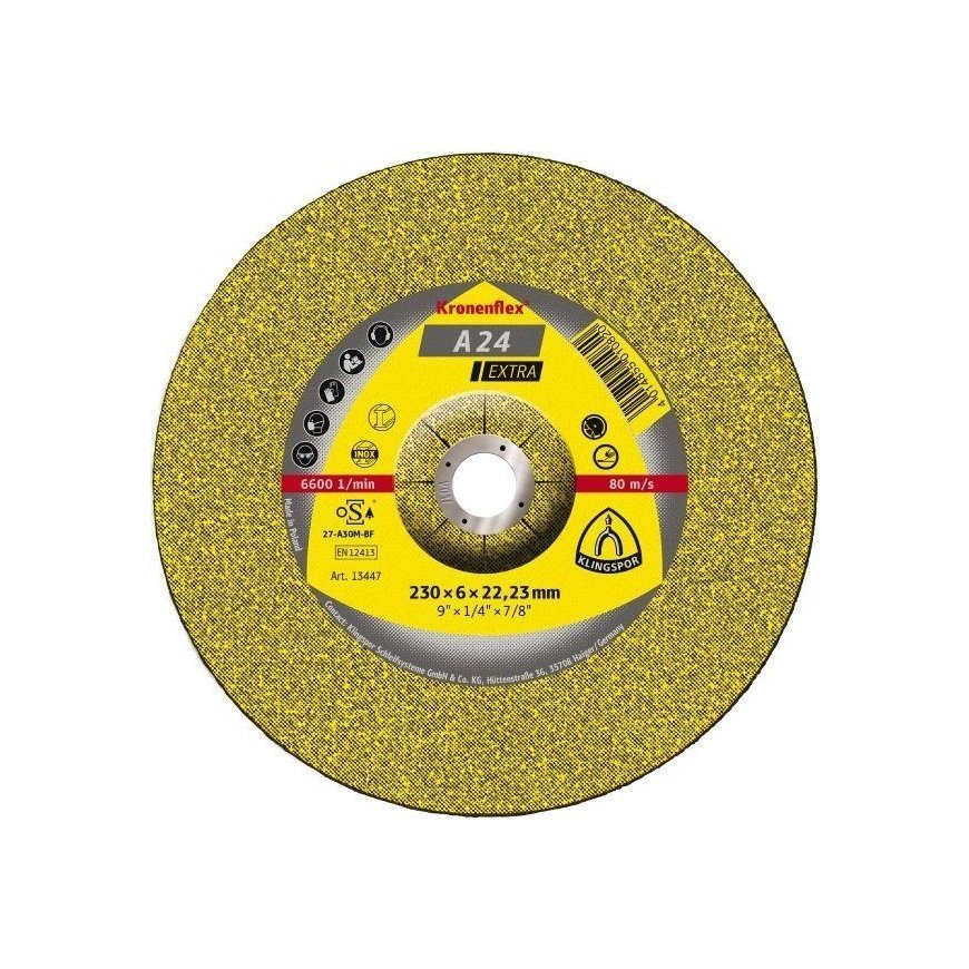 Klingspor metal grinding disc 230x6.0