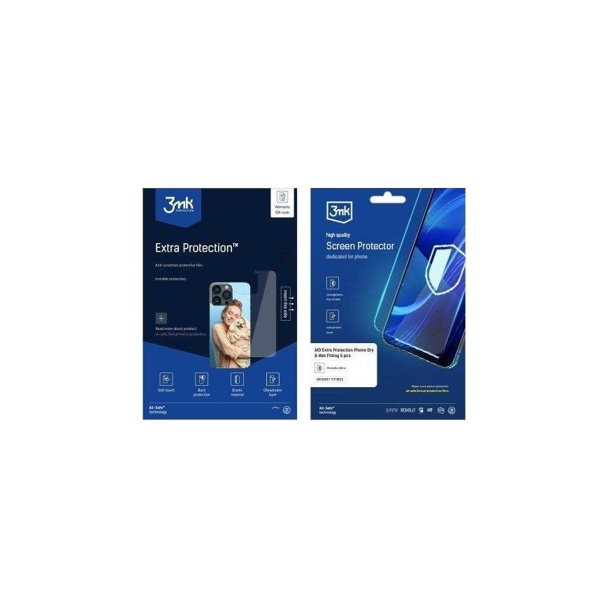 3MK 3MK All-In-One Additional protection Phone laminate 5 pcs.
