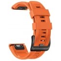 Garmin Fenix 3/5X/5X PLUS/6 Pro/6X/7X smart watch strap, Orange color Garmin Fenix 3/5X/5X PLUS/6 Pro/6X/7X smart watch strap, Orange color